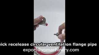 paslanmaz çelik 304 halka kanal kelepçesi havalandırma borusu kelepçesi