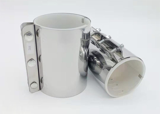 SS430 Metal Boru Bağlantı Parçaları Endüstriyel Toz Toplayıcı Boru Ek Parçaları 0.5mm Kalın