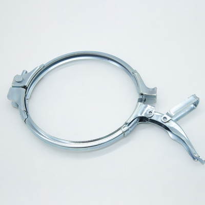 Flanş boru uyumlu ağır iş boru sıkıştırıcılar galvanizlenmiş bitirme 1.0mm kalınlığı