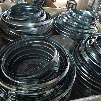 Düzenlenebilir Turbo V Band Klem Bağlantı Flange Boru Geniş Boru Klem Kalınlığı 1.0mm