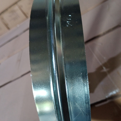 150-600mm Geniş Klemler Genişliği 48mm Spiral Klem Bandları Flanged Spiral Kanal Bağlantıları İçin