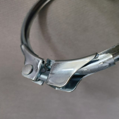 2.0mm Kalınlığı Ağır Güçlü Galvanize veya Paslanmaz Çelik 304 Sızdırma Halkaları ile Boru Klemleri