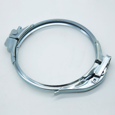 Flanş boru uyumlu ağır iş boru sıkıştırıcılar galvanizlenmiş bitirme 1.0mm kalınlığı