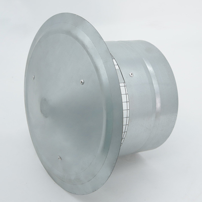 Şömine Şömine Kapağı Galvanizli Yağmur Kapağı Dış Çömlek Boru Topper Mesh Şömine Flue Cover Aile Mutfağı Yemek Yemek için Havalandırma Flue