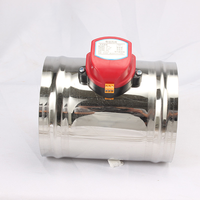 Paslanmaz Çelik Elektrikli Hava Damperi 51-400mm HVAC Bölgelendirme İçin