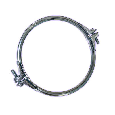 SUS304'te Toz Toplama Sistemleri için Ayarlanabilir Conta Kalınlığına Sahip ve İki Parçalı Yapıda Ağır Hizmet Boru Kelepçeleri