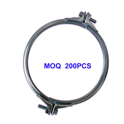 Havalandırma ve Toz Alma Sistemleri için Özelleştirilmiş Üretimli 150 Mm Cıvatalı Boru Kelepçesi