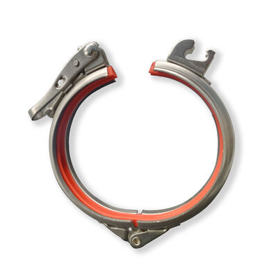 SUS304 Hızlı Serbestleştirme Boru Klemesi Hızlı Kilitleme Kanal Halkası Davul Kilitleme Halkası Klemeleri