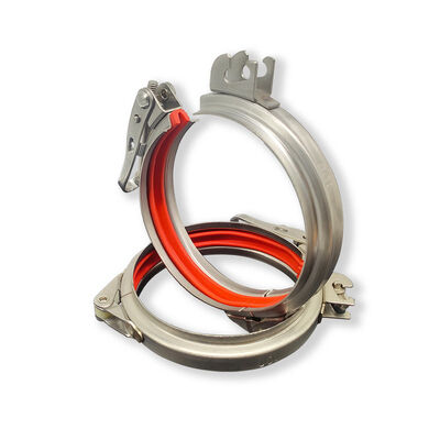 SUS304 Hızlı Serbestleştirme Boru Klemesi Hızlı Kilitleme Kanal Halkası Davul Kilitleme Halkası Klemeleri