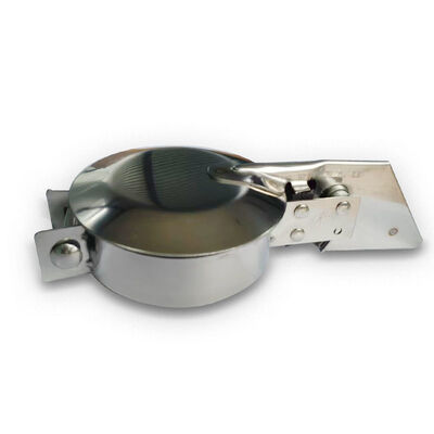 304 Stainless Steel Exhaust Stack Rain Cap with Counterweight Flap and Bumper Block for Tractor Exhaust Pipe