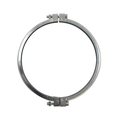 Galvanizli Boru M6 Cıvata Toz Toplayıcı Bant Kelepçesi 80MM-300MM