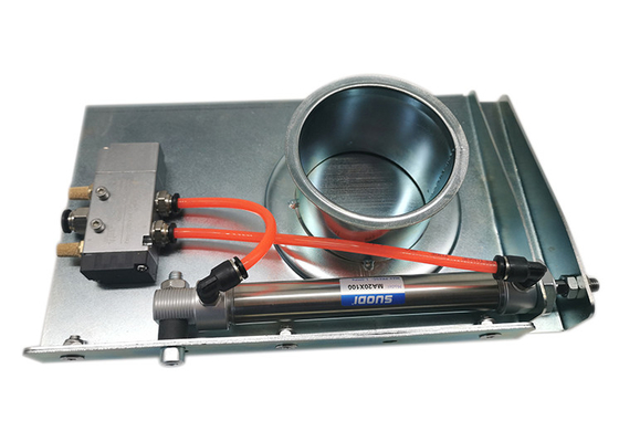 Pnömatik Kayar Bölge Kontrol Damperleri Galvanizli Çelik 80-400mm