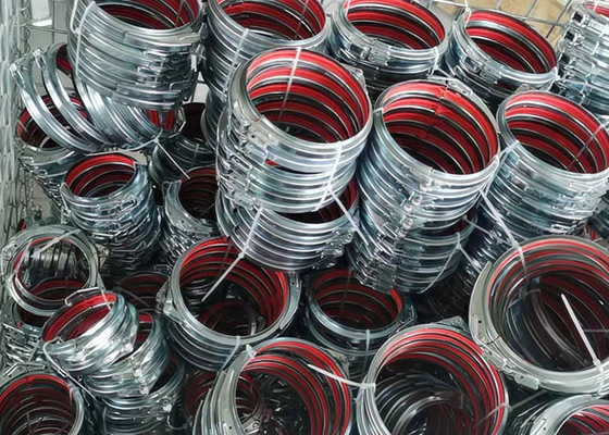 Hızlı Yayın Dayanıklı Galvanizli Boru Kelepçeleri, Dikişsiz Galvanizli Çelik Boru Kelepçeleri