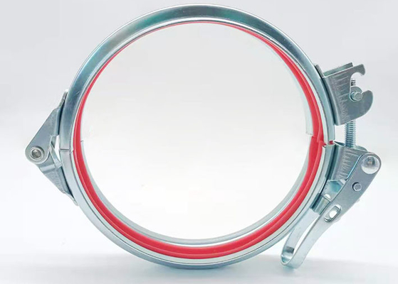 Modül Bağlantı Tokası Galvanizli Boru Kelepçesi Flanşlı 80mm-450mm