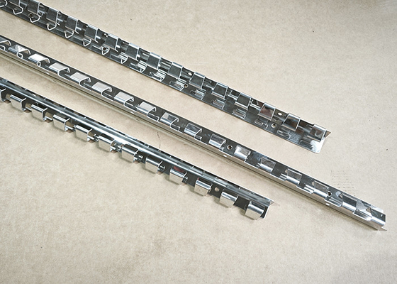 Metal Damgalama Parçaları Asma Raylı Komple PVC Şerit Perde Takımı