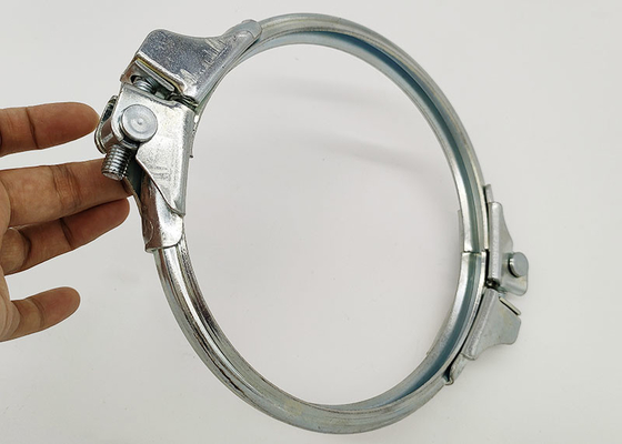 Bağımsız Sızdırmazlık Halkası Cıvatası ile 150mm Yuvarlak Karbon Çelik V Oluk Kelepçesi