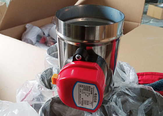 Endüstriyel Hvac Hava Akışı Kontrolü İçin Toz Boyalı Düz ​​Bıçaklı Kanal Bölgesi Damperleri