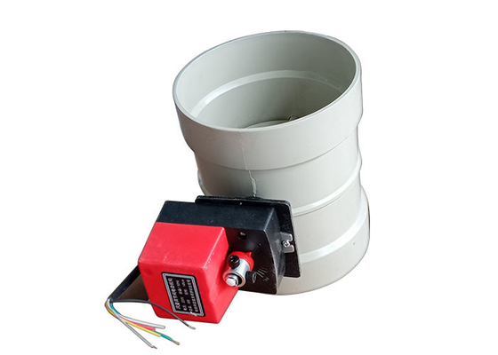 Pvc malzemesi 150 mm Varolan borulardaki damperler, ayarlanabilir bıçak açısı