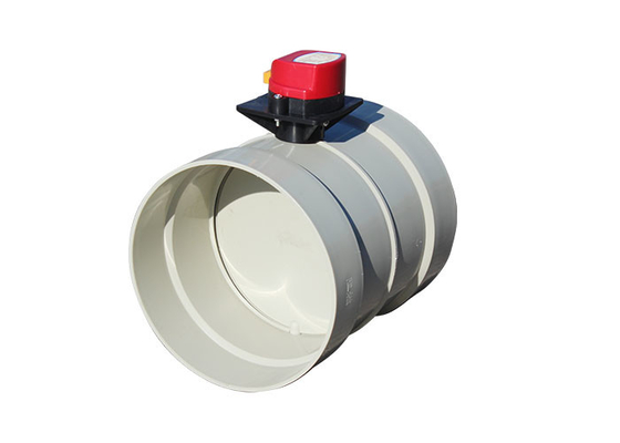 Hava Akışı Düzenlemesi için 1nm Pvc Hvac Kanal Bölgesi Damperleri 160mm