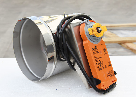 90° açıyı ayarlayın Elektronik damperler Hvac El / Otomatik Gasketted Açık / Kapalı