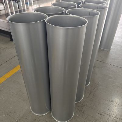 80mm - 300mm toz toplama borusu Galvanizli boru Flanged Sonu Düz Yuvarlak Kanal