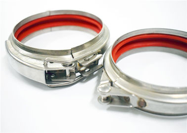 80mm ~ 600mm Çaplı Galvanizli Rulo Hızlı Çıkarma Boru Kelepçesi