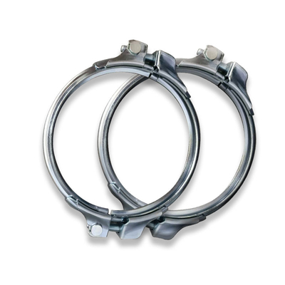 Ağır Güçlü 2.0mm Galvanizli Boru Klipleri Havalandırma Serbest Çabuk Kanal Metal Klipler