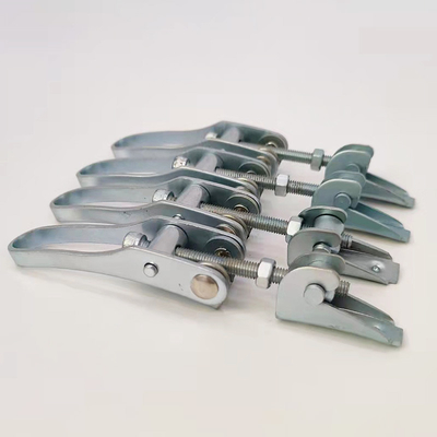 Özel metal damgalama parçaları Karbon çelik galvanizli malzeme kovası Hoop Hasp Hoop Clamp Lock Hasp donanım aksesuarları