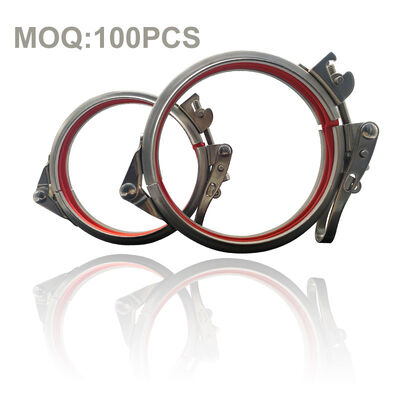 Hızlı Serbestleştirme Boru Klemesi Hızlı Kilitli Kanal Paslanmaz Çelik 304 Klipler Klavye Halkası Klemesi