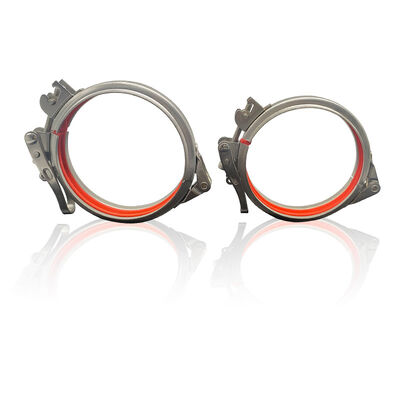 Quick Release Rapid Lock Clamp Modular Ducting Ring 304 Stainless Stell Clips