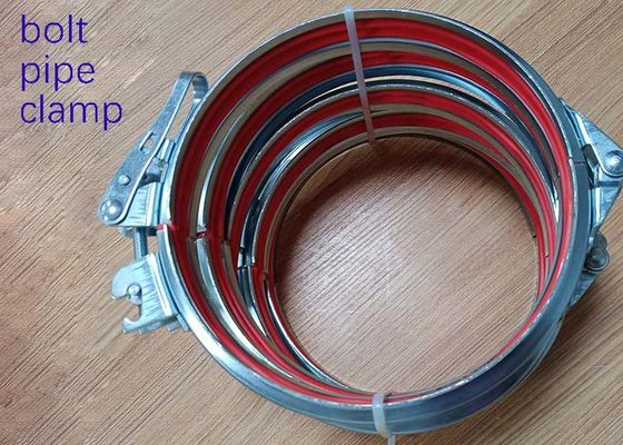 Conta Halkalı 80mm Cıvata Havalandırma Flanşı Hızlı Çıkarma Boru Kelepçesi