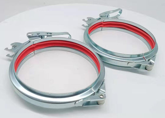 Flanşlı Boru Bağlantısı Ayarlanabilir Civata Contası 125MM Galvanizli Boru Kelepçeleri